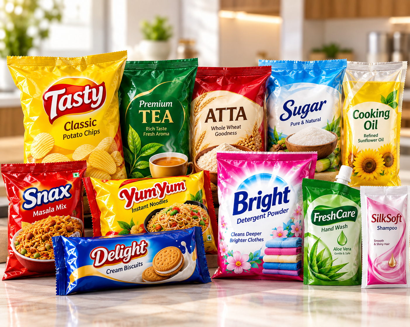 FMCG industry packaging